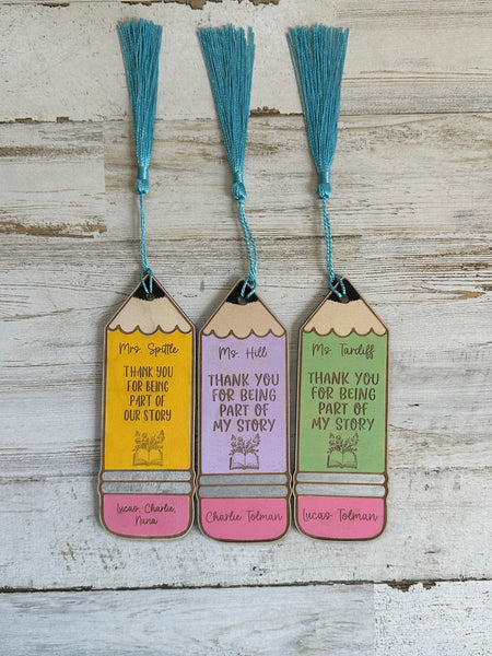 Pencil Bookmarks