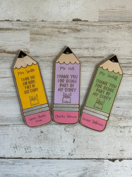 Pencil Bookmarks