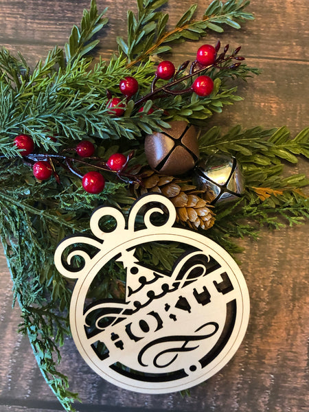 Personalized Round Holiday Ornaments