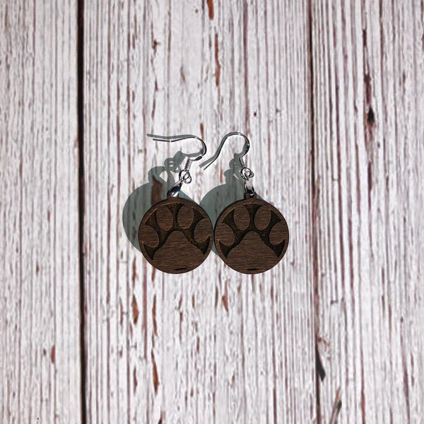 Dog Paw Earrings