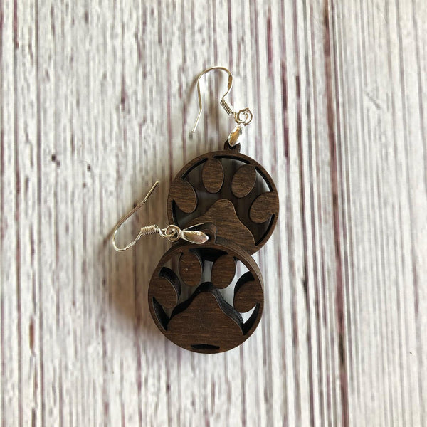 Dog Paw Earrings