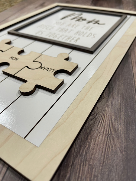 Mother's Day Puzzle Sign
