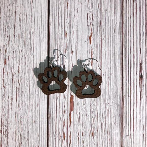 Dog Paw Earrings
