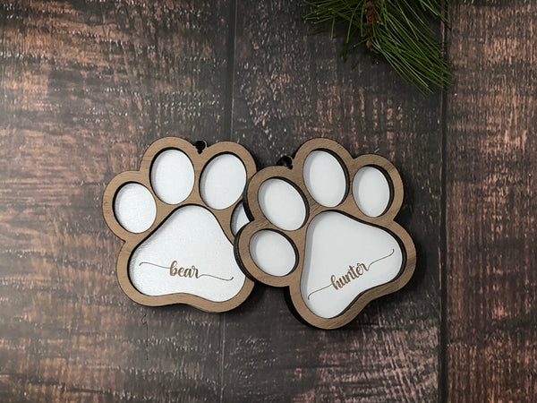 Paw Print Ornament