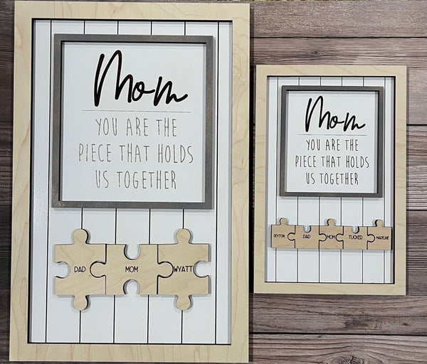 Mother's Day Puzzle Sign