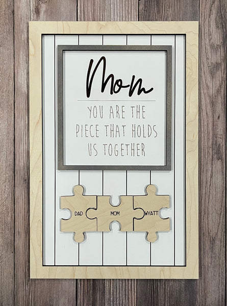 Mother's Day Puzzle Sign