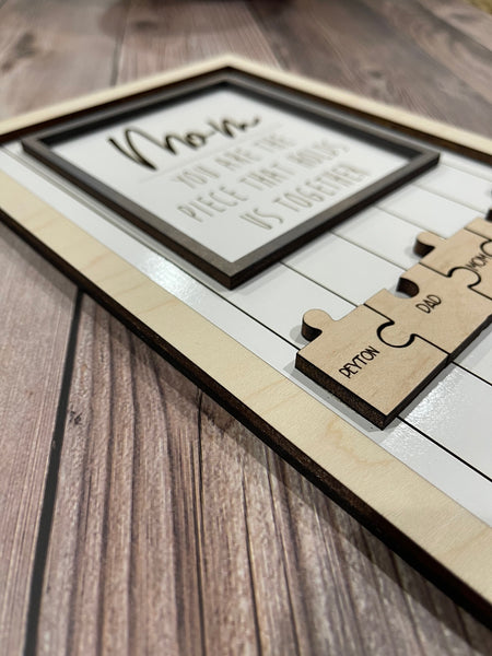 Mother's Day Puzzle Sign