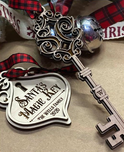 Santa’s Magic Key and Personalized Ornament Set