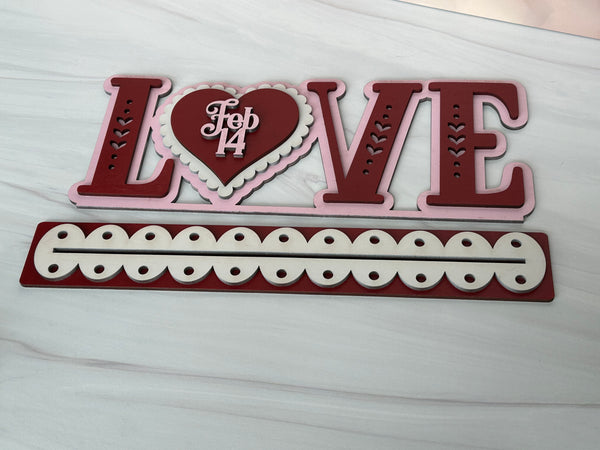 Standing Love Sign