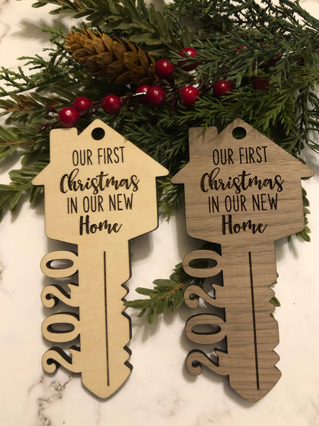 Our First Christmas in Our New Home Ornament