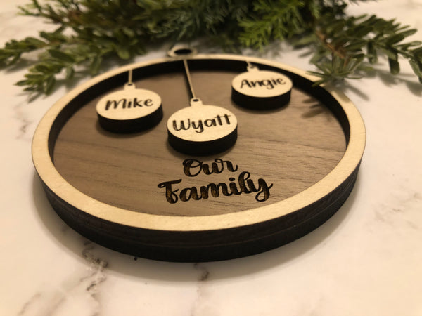 Personalized Family Ornament