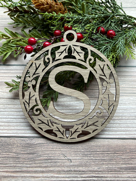Alphabet Holiday Ornaments