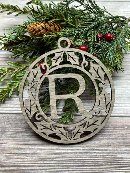 Alphabet Holiday Ornaments