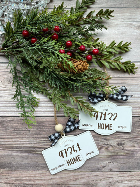 Zip Code Ornaments