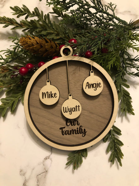 Personalized Family Ornament