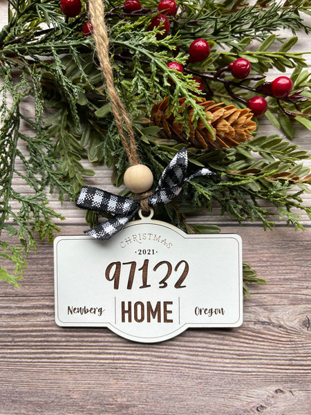 Zip Code Ornaments