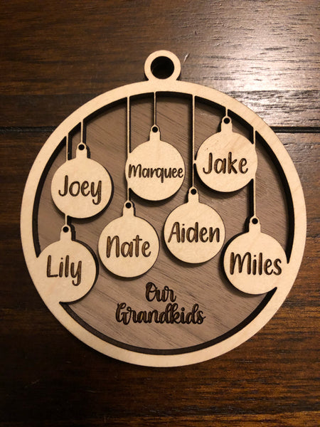 Personalized Family Ornament