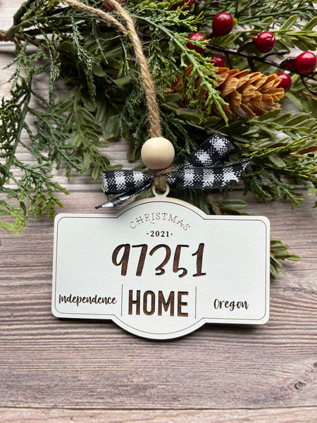 Zip Code Ornaments