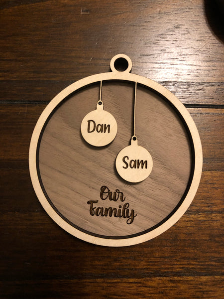Personalized Family Ornament