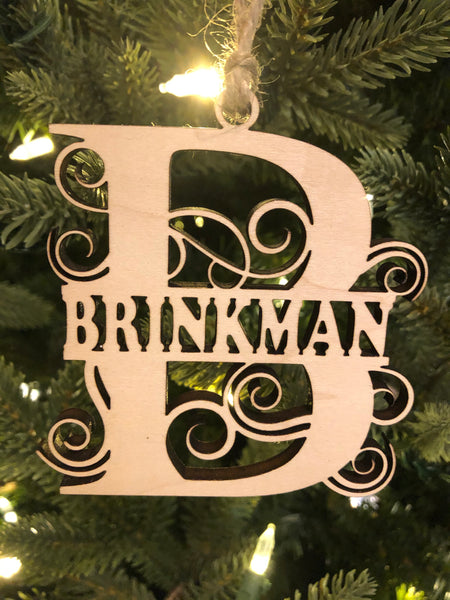 Monogram Ornaments