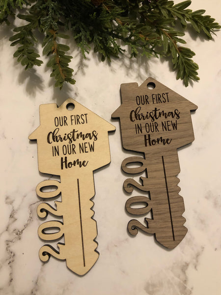 Our First Christmas in Our New Home Ornament