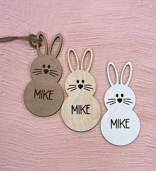 Personalized Easter Bunny Basket Tag