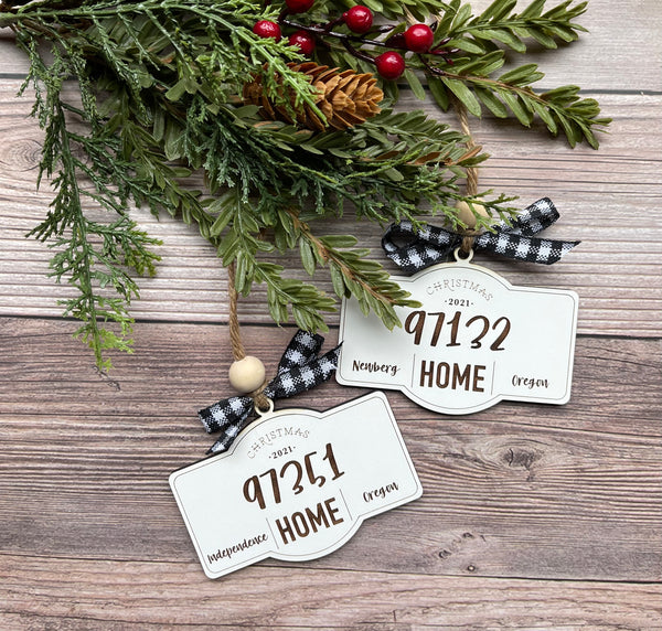 Zip Code Ornaments