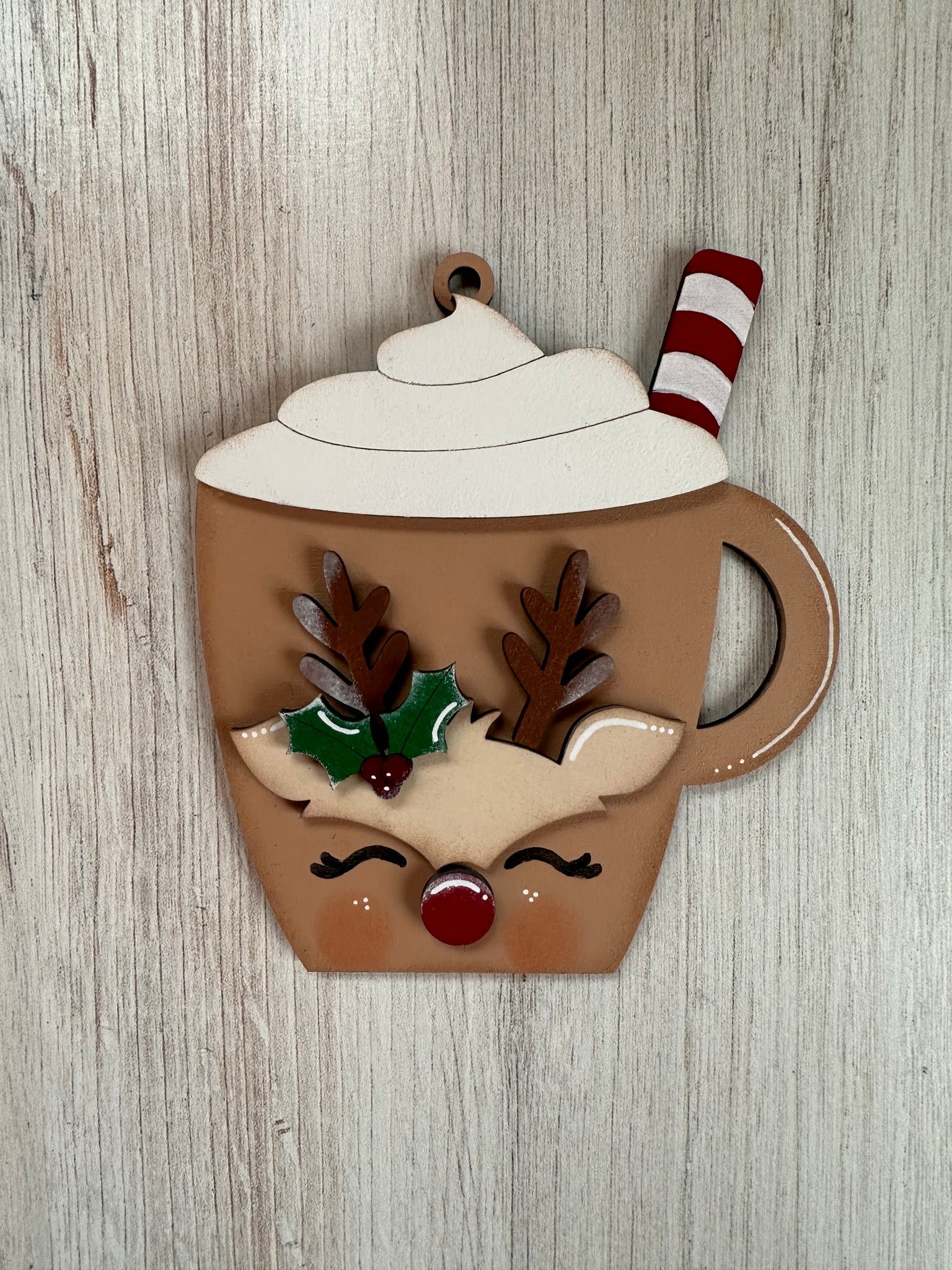 Reindeer Hot Cocoa Ornament