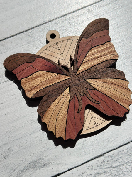 Handcrafted Butterfly Ornament/Car Charm