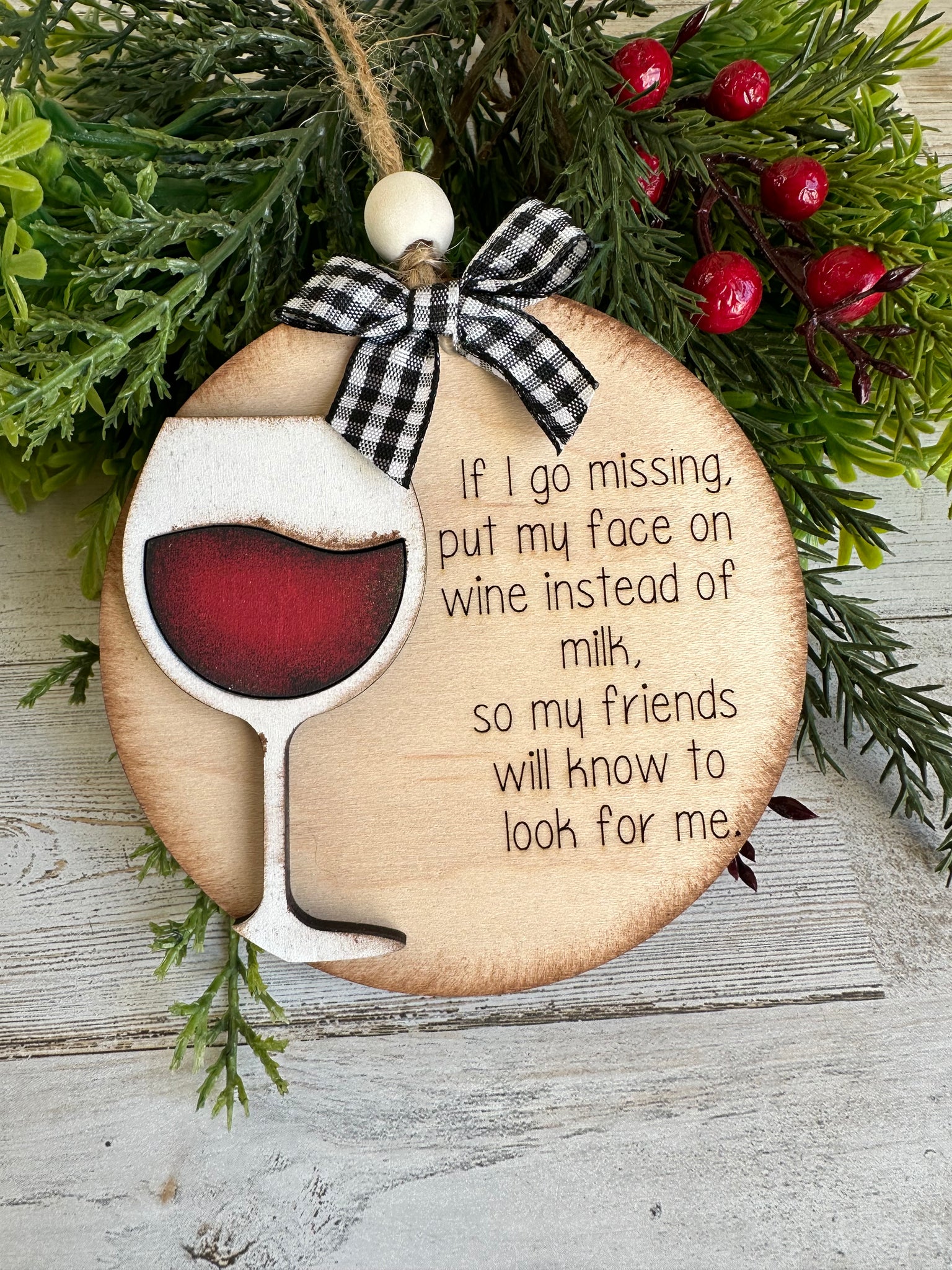 If I Go Missing Ornament