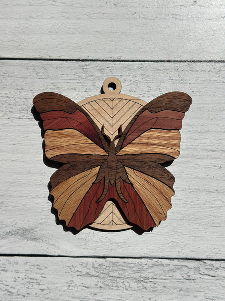 Handcrafted Butterfly Ornament/Car Charm