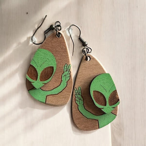 Alien Earrings