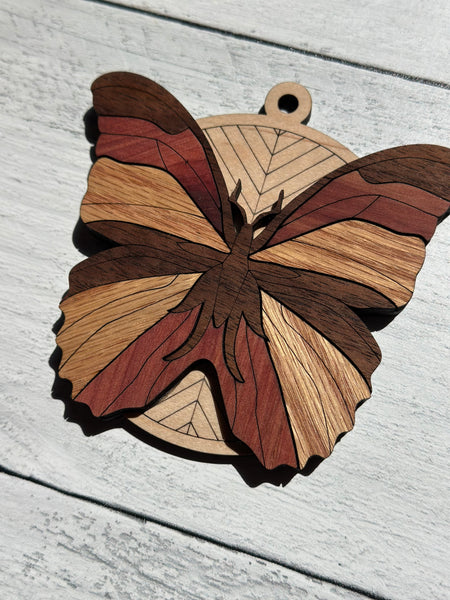 Handcrafted Butterfly Ornament/Car Charm
