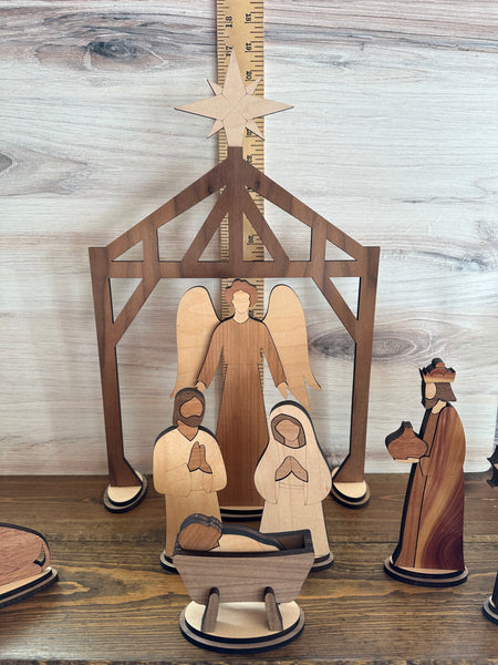 Large Heirloom Nativity Set