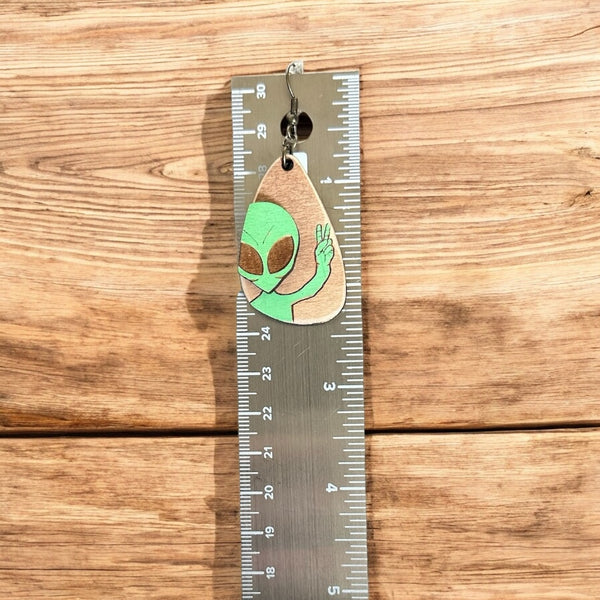 Alien Earrings
