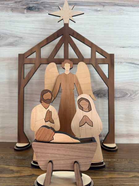 Large Heirloom Nativity Set