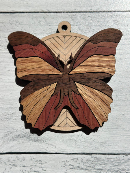 Handcrafted Butterfly Ornament/Car Charm