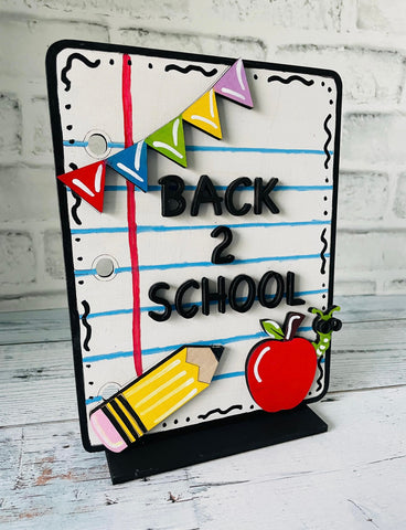 DIY Back To School Sign