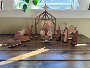 Large Heirloom Nativity Set