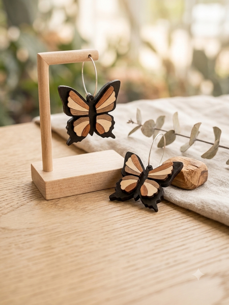 Butterfly Inlay Earrings