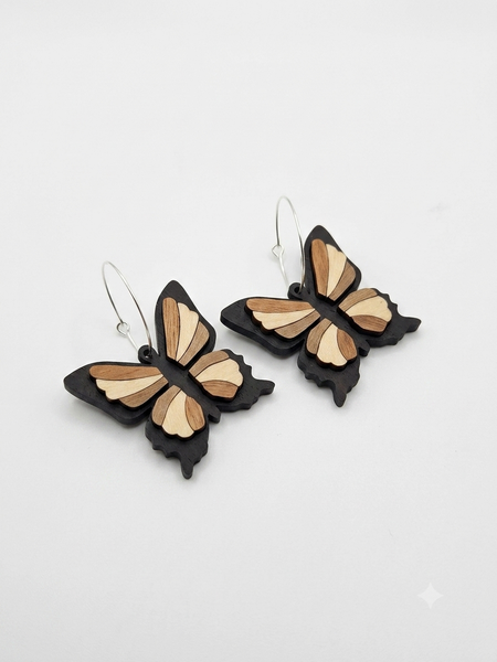 Butterfly Inlay Earrings