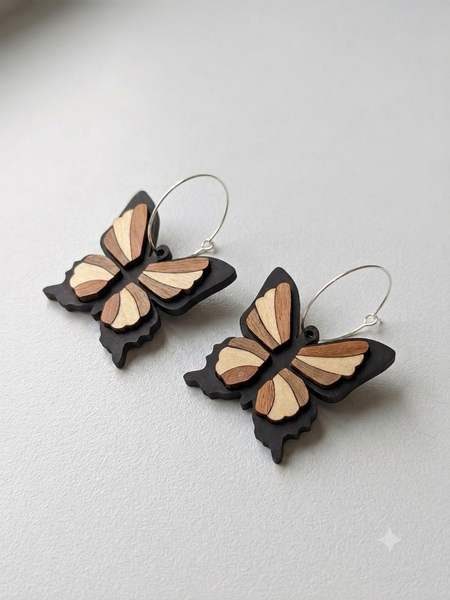 Butterfly Inlay Earrings