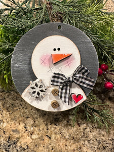 Adorable Rustic Snowman