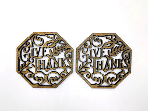 Give Thanks coasters