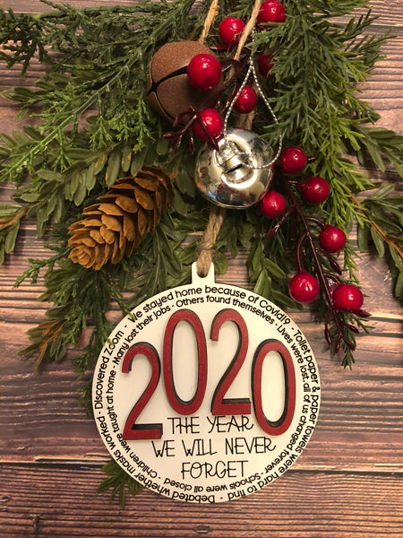 2020 Ornament: The Year We Will Never Forget