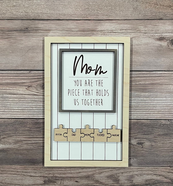 Mother's Day Puzzle Sign