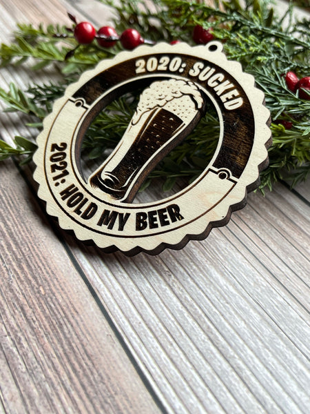 Hold My Beer Ornament