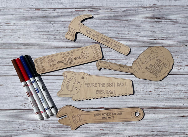 DIY Coloring Tools for Father’s Day - Personalize
