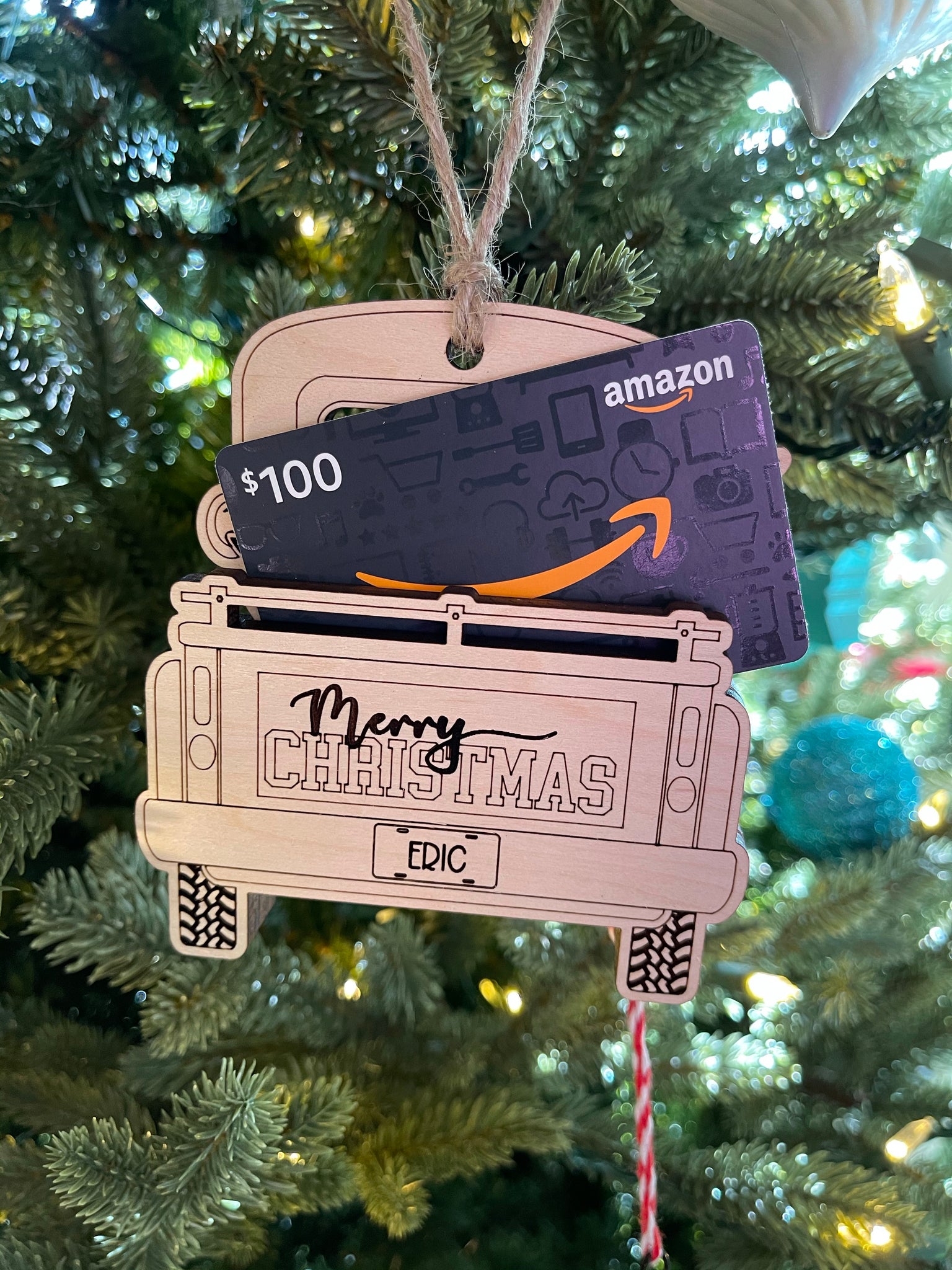 Gift Card Truck Ornament