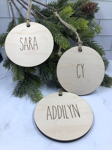 Name Tags - Circular